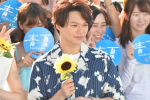 映画『青夏 きみに恋した30日』完成記念イベントに登場した志村玲於