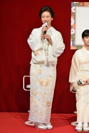 ドラマ『高嶺の花』記者会見に出席した戸田菜穂