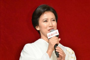 ドラマ『高嶺の花』記者会見に出席した戸田菜穂