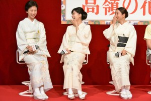 ドラマ『高嶺の花』記者会見にて
