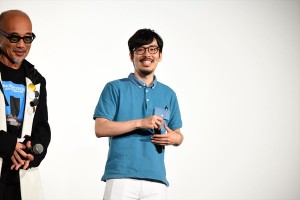 『ペンギン・ハイウェイ』完成披露舞台挨拶に登壇した石田祐康監督