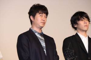 映画『泣き虫しょったんの奇跡』完成披露舞台挨拶に登壇した新井浩文