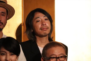映画『泣き虫しょったんの奇跡』完成披露舞台挨拶に登壇した豊田利晃監督