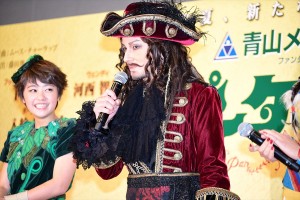 ブロードウェイミュージカル『ピーターパン』制作発表記者会見に登場したISSA