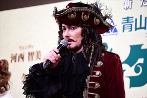 ブロードウェイミュージカル『ピーターパン』制作発表記者会見に登場したISSA