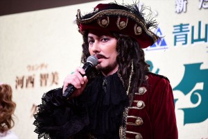 ブロードウェイミュージカル『ピーターパン』制作発表記者会見に登場したISSA