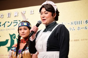 ブロードウェイミュージカル『ピーターパン』制作発表記者会見に登場した久保田磨希