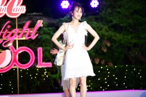 「CanCam×Tokyo Prince Hotel Night Pool」オープニングレセプションに登場した堀田茜