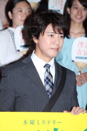 ドラマ『遺留捜査』完成披露試写会＆舞台挨拶に出席した上川隆也