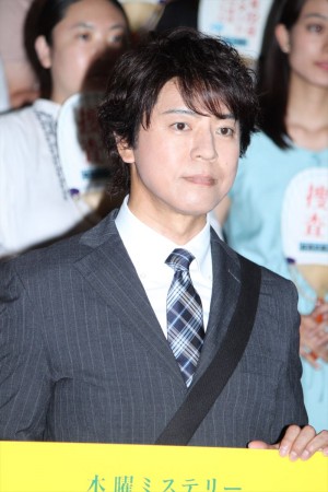 ドラマ『遺留捜査』完成披露試写会＆舞台挨拶に出席した上川隆也