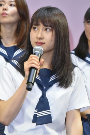 『チア☆ダン』特別試写会＆舞台挨拶に登壇した土屋太鳳