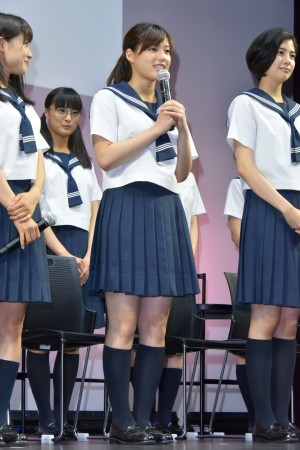 『チア☆ダン』特別試写会＆舞台挨拶に登壇した石井杏奈