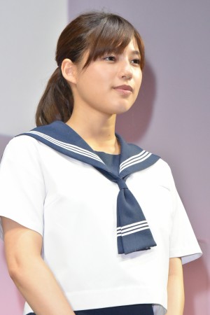 『チア☆ダン』特別試写会＆舞台挨拶に登壇した石井杏奈