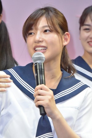 『チア☆ダン』特別試写会＆舞台挨拶に登壇した石井杏奈