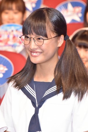 『チア☆ダン』特別試写会＆舞台挨拶に登壇した大友花恋