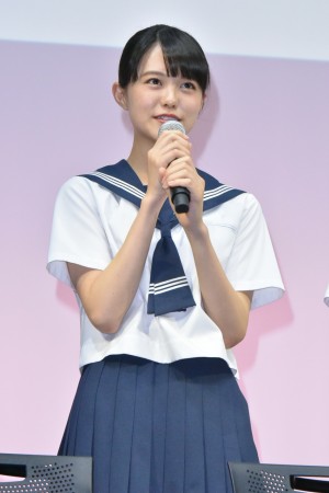 『チア☆ダン』特別試写会＆舞台挨拶に登壇した志田彩良