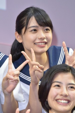 『チア☆ダン』特別試写会＆舞台挨拶に登壇した足立佳奈