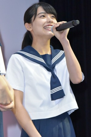 『チア☆ダン』特別試写会＆舞台挨拶に登壇した足立佳奈