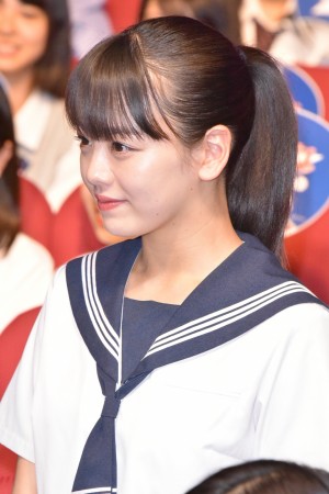 『チア☆ダン』特別試写会＆舞台挨拶に登壇した伊原六花