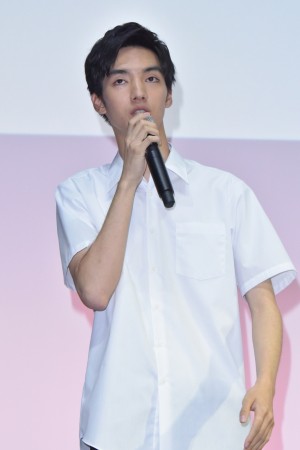 『チア☆ダン』特別試写会＆舞台挨拶に登壇した清水尋也