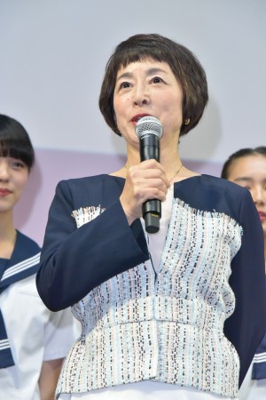 『チア☆ダン』特別試写会＆舞台挨拶に登壇した阿川佐和子