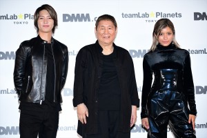 チームラボ プラネッツ TOKYO DMM.com　オープニングセレモニー＆新CM制作発表会に出席した山下智久