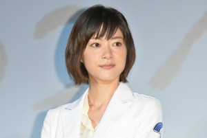 ドラマ『グッド・ドクター』完成披露試写会に登壇した上野樹里