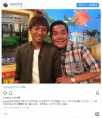 乾貴士（左）とトミーズ雅（右） ※「乾貴士」インスタグラム