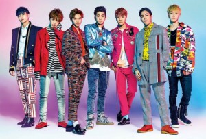 7人組時代のFANTASTICS（左から瀬口黎弥、 木村慧人、 佐藤大樹、 澤本夏輝、 中尾翔太、 世界、 堀夏喜）