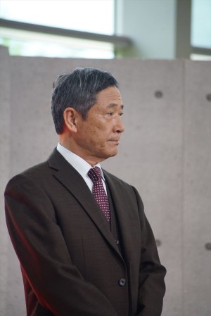 ドラマ『ハゲタカ』制作発表記者会見に登場した小林薫