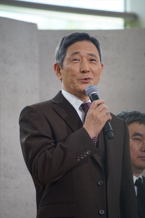 ドラマ『ハゲタカ』制作発表記者会見に登場した小林薫