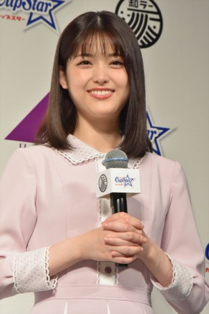 「乃木坂46×カップスター・和ラー 日本中を、もりあげろ！キャンペーン」記者発表会に出席した乃木坂46の松村沙友理