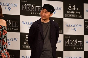 『連続ドラマW　イアリー 見えない顔』完成披露試写会に登場した森淳一監督