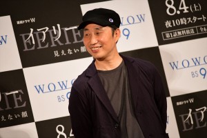 『連続ドラマW　イアリー 見えない顔』完成披露試写会に登場した森淳一監督