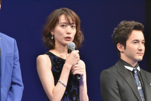 映画『コード・ブルー』完成披露試写会に登壇した戸田恵梨香