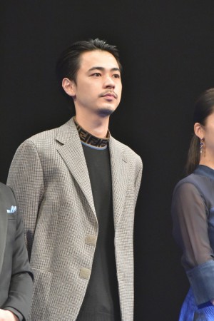 映画『コード・ブルー』完成披露試写会に登壇した成田凌