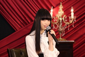 ドラマ24『GIVER 復讐の贈与者』記者会見に登場した森川葵