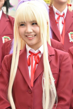 舞台『魔法先生ネギま！～お子ちゃま先生は修行中！～』初日会見に出席したSKE48の北川愛乃