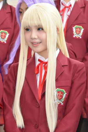 舞台『魔法先生ネギま！～お子ちゃま先生は修行中！～』初日会見に出席したSKE48の北川愛乃