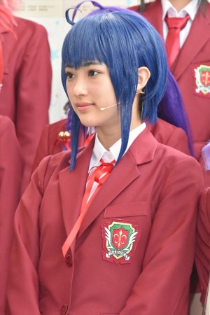 舞台『魔法先生ネギま！～お子ちゃま先生は修行中！～』初日会見に出席したAKB48の歌田初夏