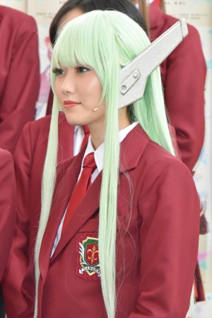 舞台『魔法先生ネギま！～お子ちゃま先生は修行中！～』初日会見に出席したNGT48の西潟茉莉奈