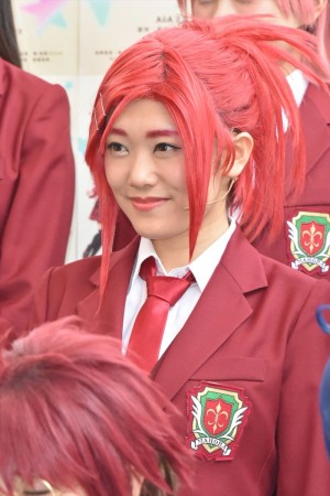 舞台『魔法先生ネギま！～お子ちゃま先生は修行中！～』初日会見に出席した門田奈菜