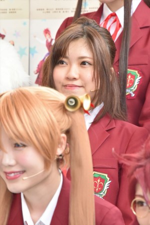 舞台『魔法先生ネギま！～お子ちゃま先生は修行中！～』初日会見に出席した高槻みゆう