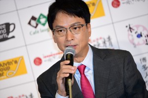 ドラマ『ラストチャンス 再生請負人』記者会見に出席した椎名桔平