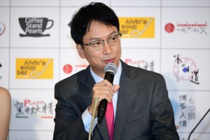 ドラマ『ラストチャンス 再生請負人』記者会見に出席した椎名桔平