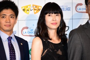 ドラマ『ラストチャンス 再生請負人』記者会見に出席した水野美紀