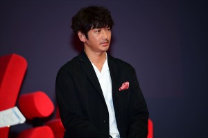 住友生命「Vitality」メディア発表会に出席した瑛太