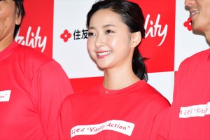 住友生命「Vitality」メディア発表会に出席した畠山愛理
