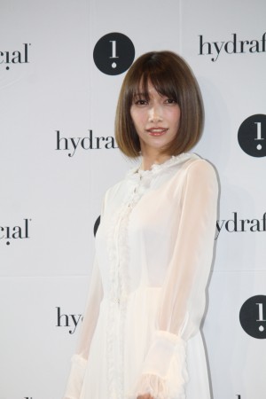 「ハイドラフェイシャル　ローンチパーティー」に登場した後藤真希
