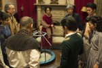 NHK‐BSプレミアム『悪魔が来りて笛を吹く』占い後、砂の上にはある模様が浮かび上がる